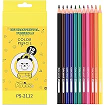 Amazon | PURAIMA色鉛筆 色鉛筆 12色 いろえんぴつ 色鉛筆 子供